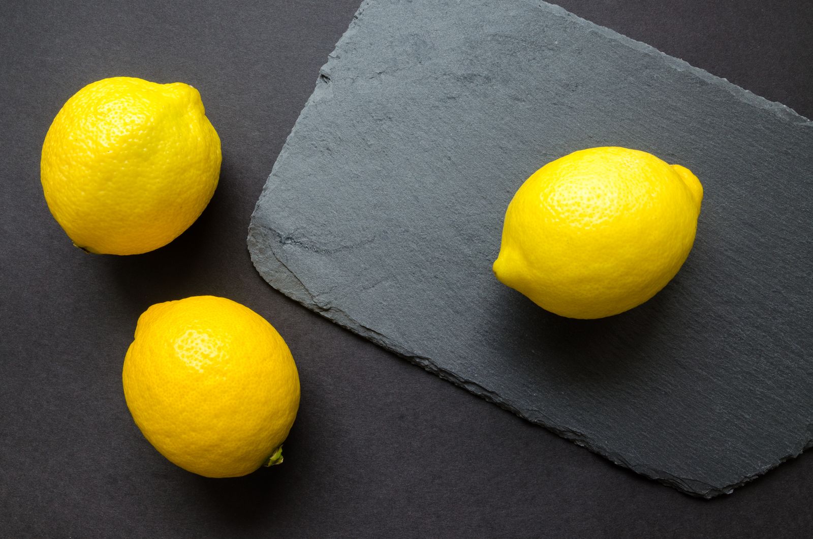 Meyer lemons on linen